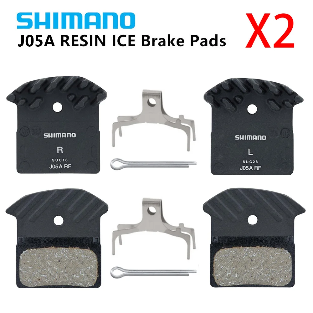 2Pair 4pcs Shimano J02A J03A J05A-RF Resin Ice-Tec Disc Brake Pads  for XTR, XT, SLX and Alfine