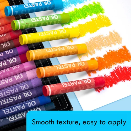 Imagen 2 del producto Giorgione Pasteles al óleo suaves para artista, colores surtidos de grado profesional 12/24/36/48 barras de pintura, kit de arte no tóxico que no se decolora