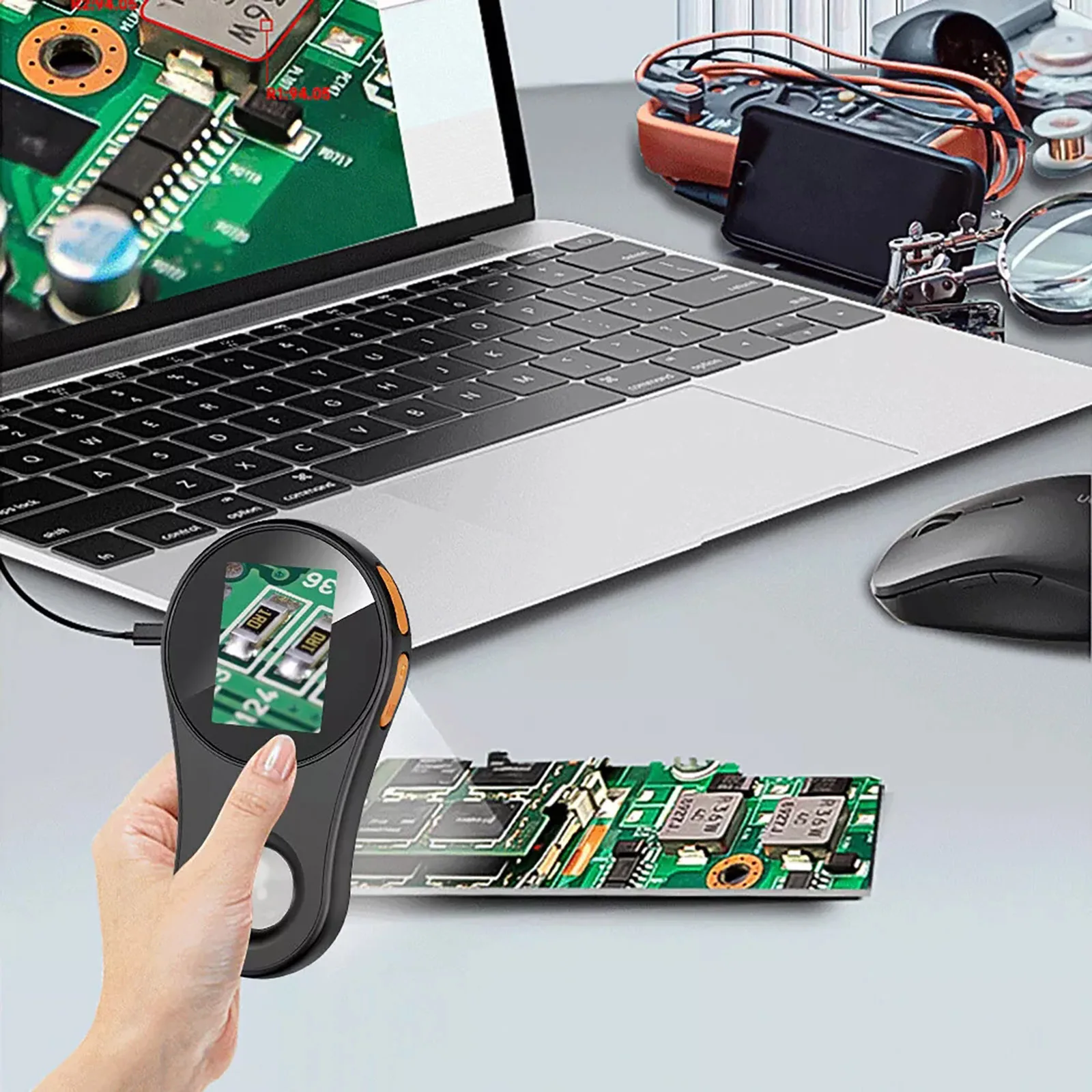 2MP 500X Handheld Digital Microscope with 2