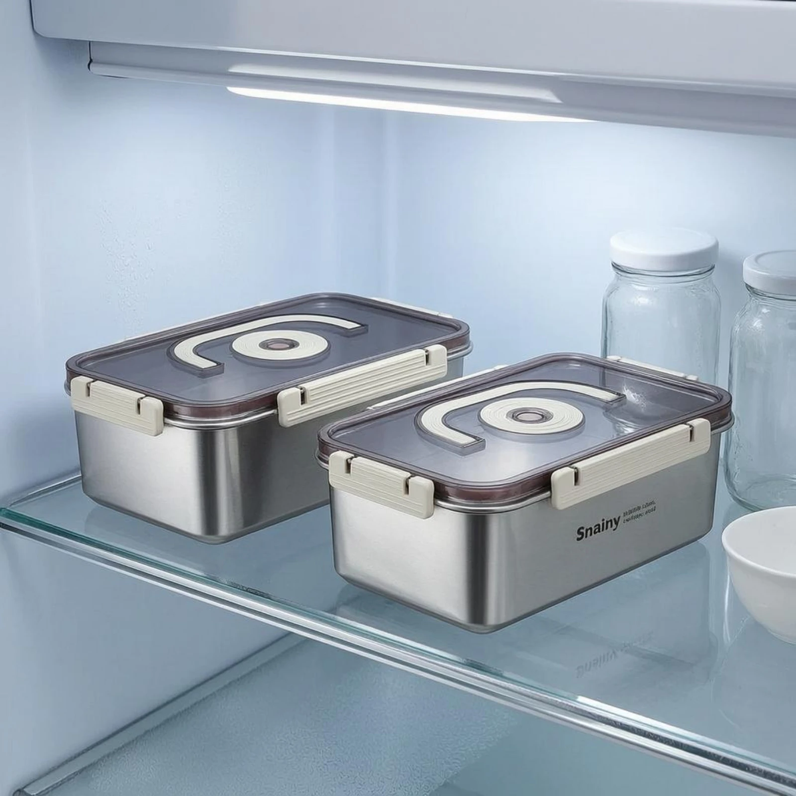 2個セット ステンレス製ランチボックス 密閉式携帯食品容器  - Meal Prep Bowl のレビューと価格