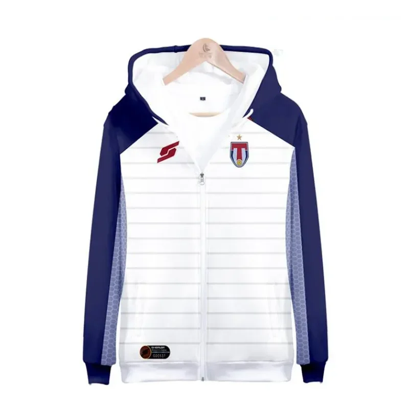 3D print anime Captain tsugasa Ozora tsuasa Kojiro hyga costume Unisex hoodie zipper hooded jacket soccer jerseys uniform
