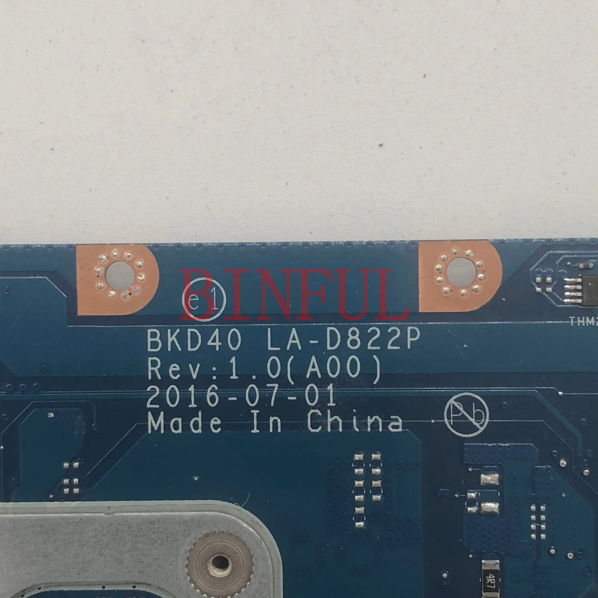 CN-06NY5G 06NY5G 6NY5G Laptop Cho Dell Vostro 5468 5568 BKD40 LA-D822P Với SRR2ZU I5-7200U CPU 100% Full Kiểm Nghiệm Tốt