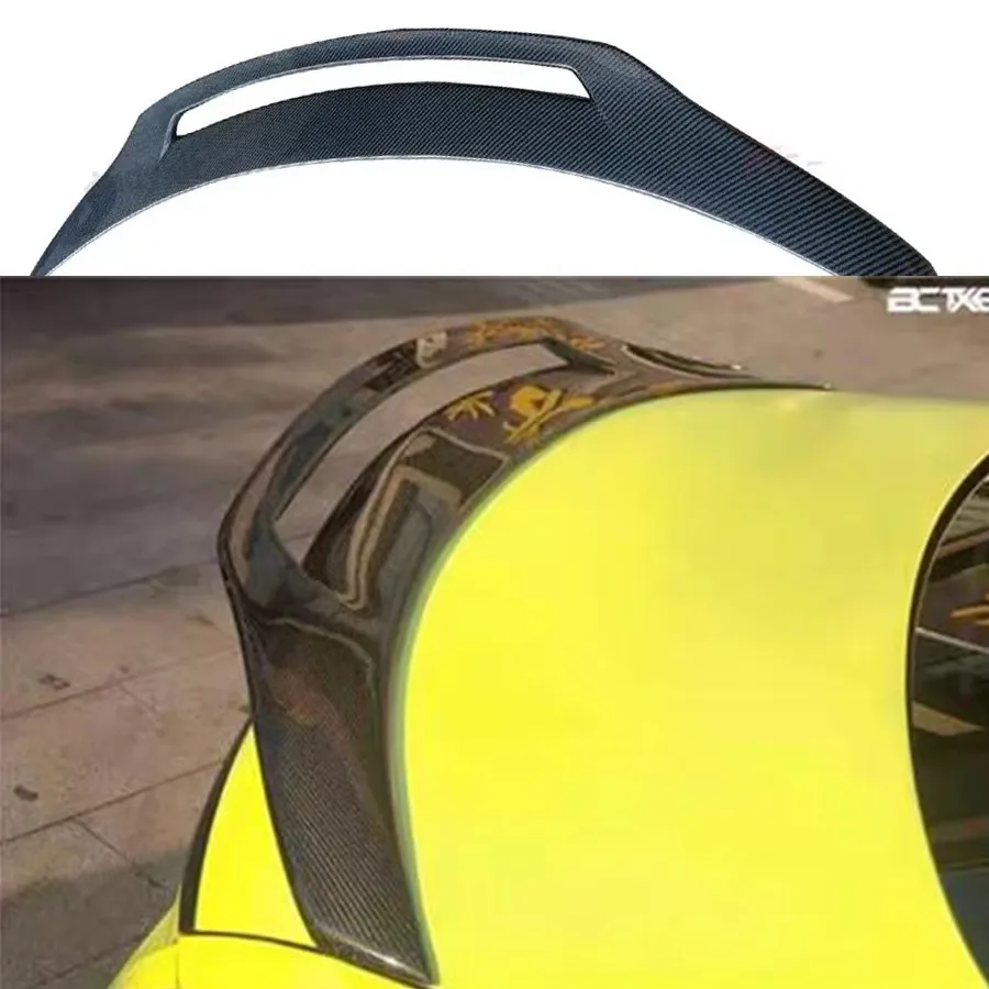 

For Mercedes Benz CLS Class W218 CLS63 Carbon Fiber Tail fins Rear Deck Spoiler Duckbill Car Wing Retrofit the rear wing body k