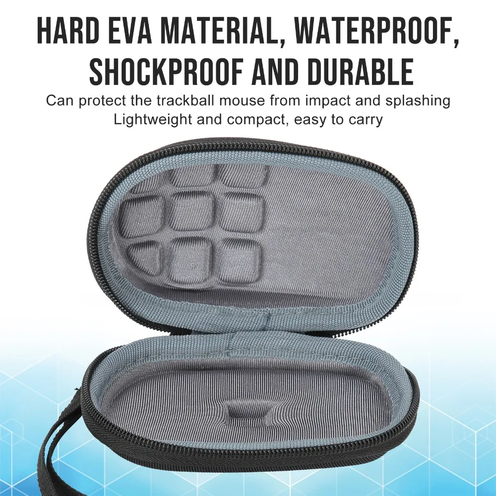 Waterproof Mouse Storage Bag Lightweight Hard EVA Mouse Box Shock Resistances Portable for for Logitech M275 M330