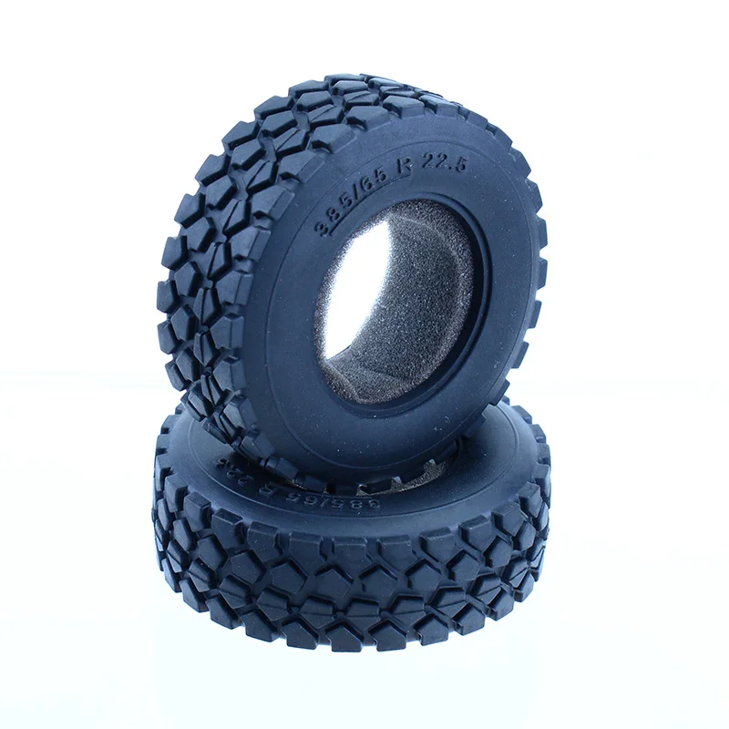 2pcs Rubber Wide and Narrow Tire Tyre for 1/14 Tamiya RC Truck Tipper SCANIA 770S VOLVO BENZ MAN TGX Car Accessories