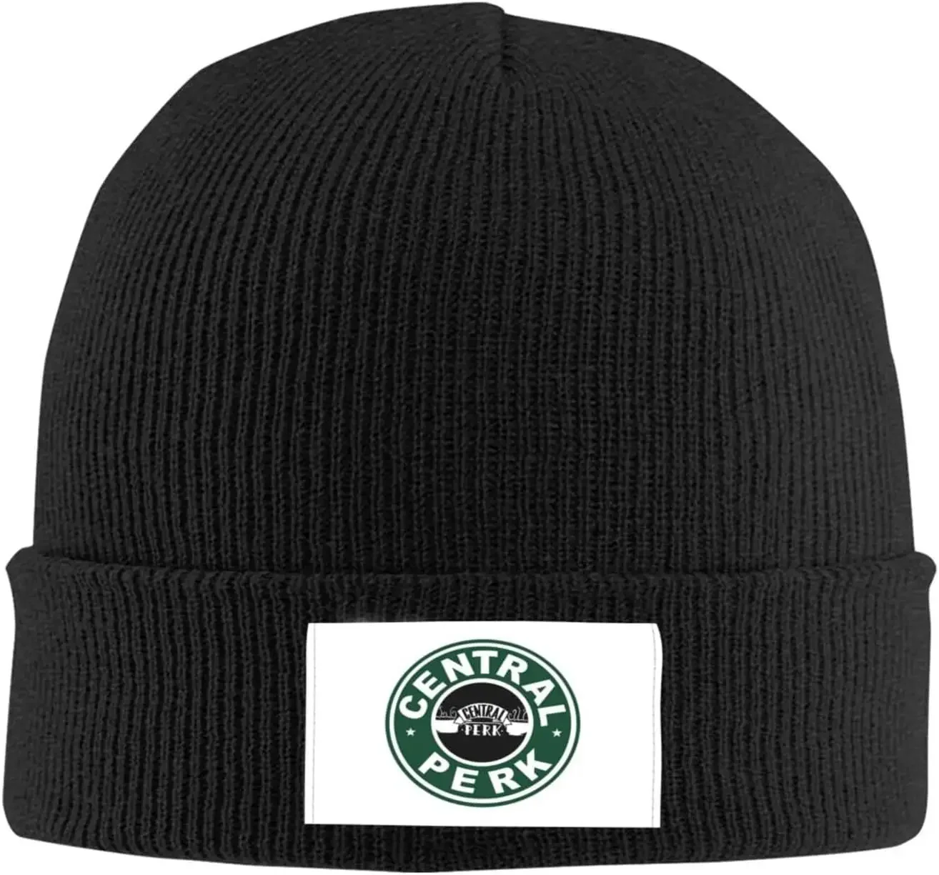 Friends Tv Show Central Perk Print Beanie Knitted Hat Woolen  Warm Fashion Outdoors Knit Cap Unisex