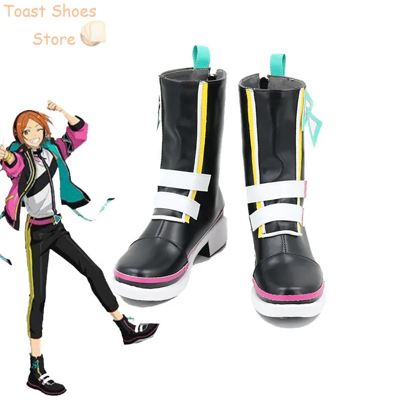 Ensemble de Jeu Stars 2Wink Aoi Yuta Aoi HinMiCosplay, Chaussures en Cuir PU, Bottes de Carnaval d'Halloween, Accessoire de Costume