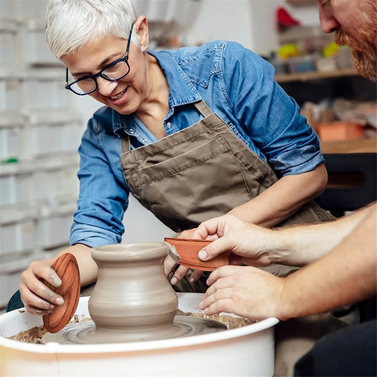 

【Падение цены】Ребрышки для керамики, 6 упаковок, инструменты для обрезки керамики, формирователь ног для керамики, инструмент для удаления реберной мембраны для пластика