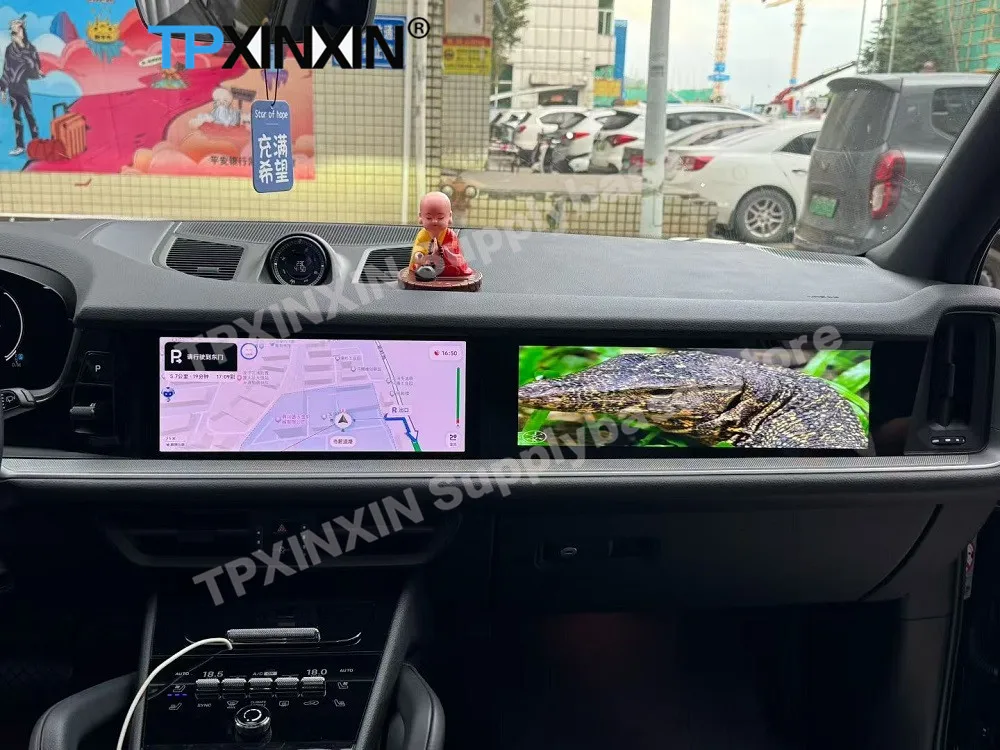 For Porsche Macan 2018~2025 Co-pilot Entertainment Android 15 New Style Touch Screen Multimedia LCD Display