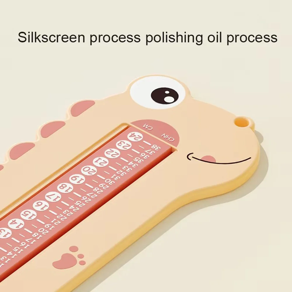Baby Foot Measurer for Kids, Adjustable Toddler Foot Size Gauge, Dinosaur Shoe Measuring Tool, Foot Length Ruler Shoe Fitting view 2