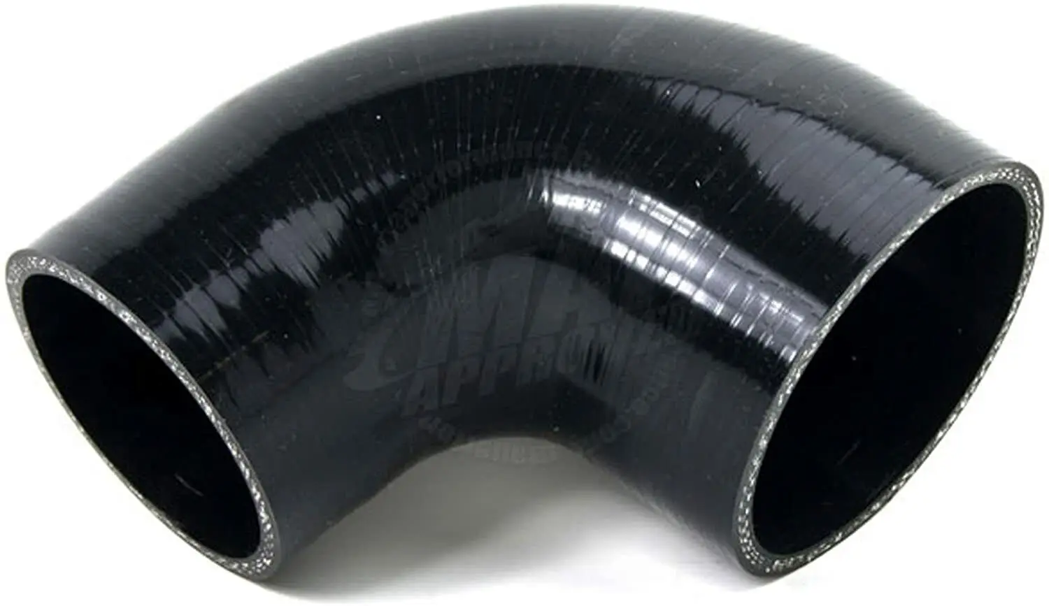 Black 102mm-76mm 90 Degree Elbow Reducer Hose elbow turbo/intercooler/intake silicone reducer hose