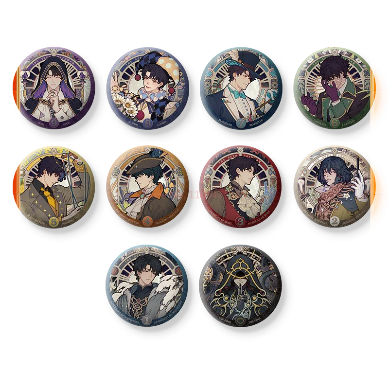 Echter Lord Of Mysteries Seer Pathway Path 9, Seer To Path 0 The Fool Klein Moretti Anime Merch Double Flash Badge Spielzeuggeschenk