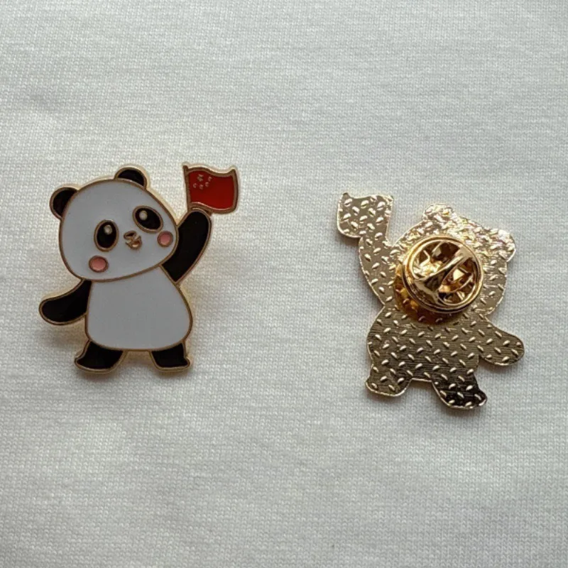 6pcs Cartoon China Panda Badge Autumn/Winter Clothing Accessories Brooch Men's and Women's Backpack Decoration Gift view 4