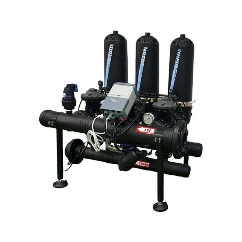 Laminated filter Automatic backwashing Water and fertilizer integrated irrigation Head filtration system Sand and gravel disc f