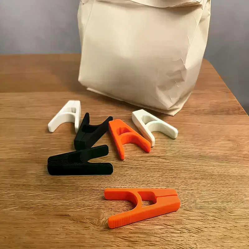5/10/20pcs Random Colored Snack Bag Sealing Clips Mini Easy To Carry Food Packaging Clips Reusable Leak-Proof Preserving Clips