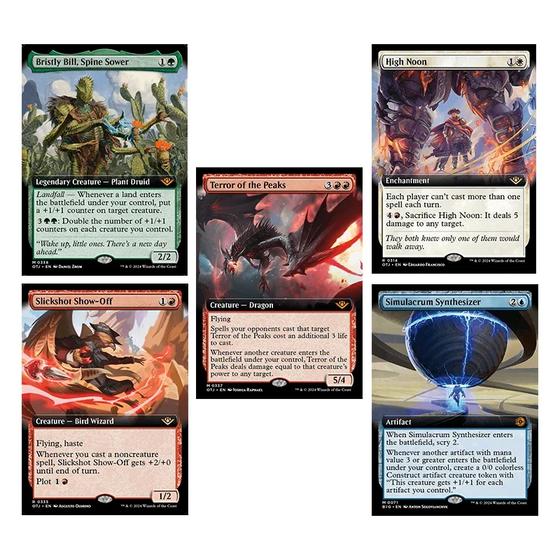 

Trading Card Game Magic The Gatherings Storms Diy Bristly Bill,spine Sower Terror of The Peaks Collection Card Toys Gift