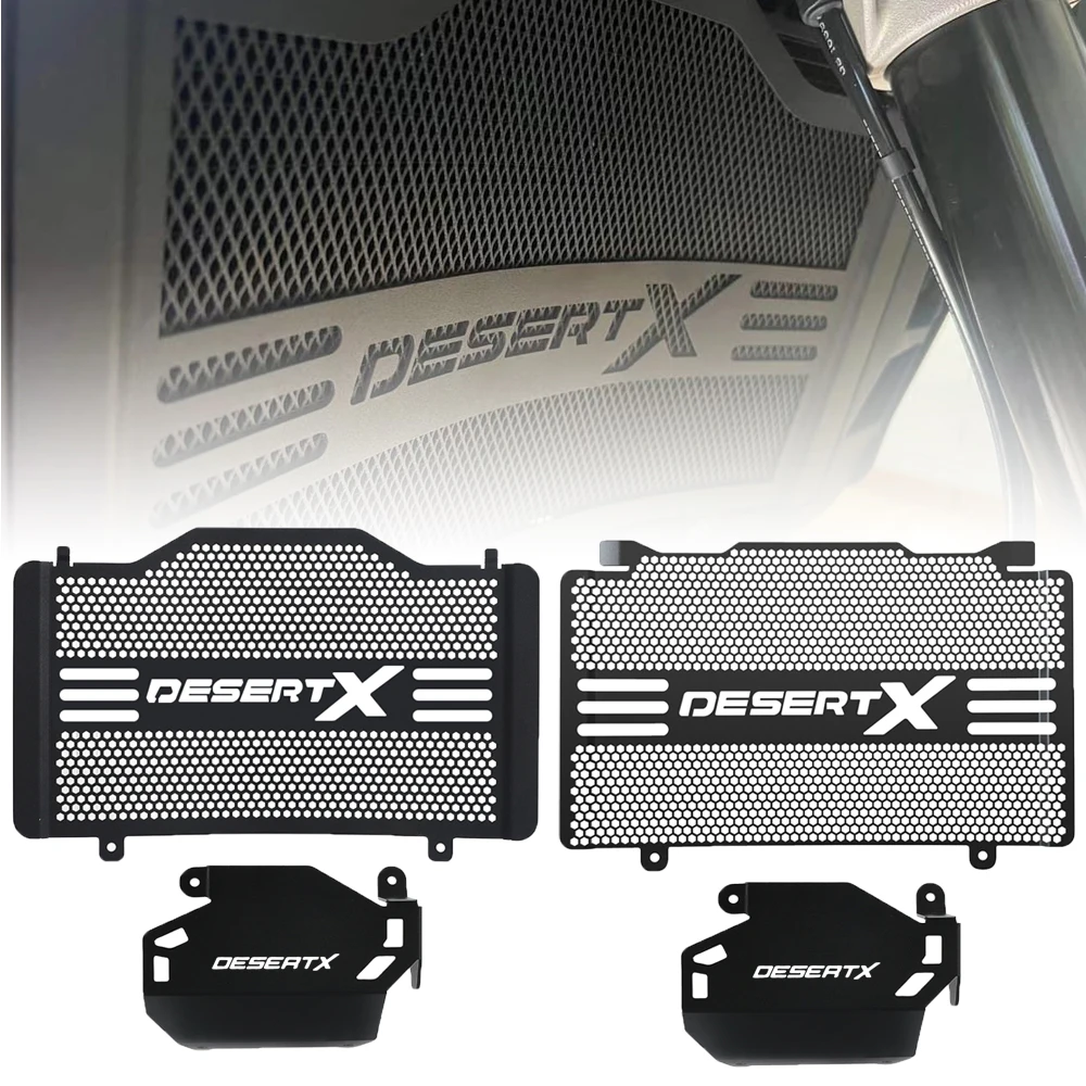 

Motorcycle Radiator Grille Cover Guard Protection For Ducati DesertX Desert X Rally 2022-2023 2024 2025 Engine Guard Protector