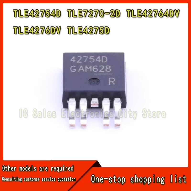 10 peças Tle4275d 4275d Tle4276dv 4276V Tle42754d 42754d Tle42764dv 42764V TLE7270-2D 7270-2dto-252 100% Nieuw En Origine