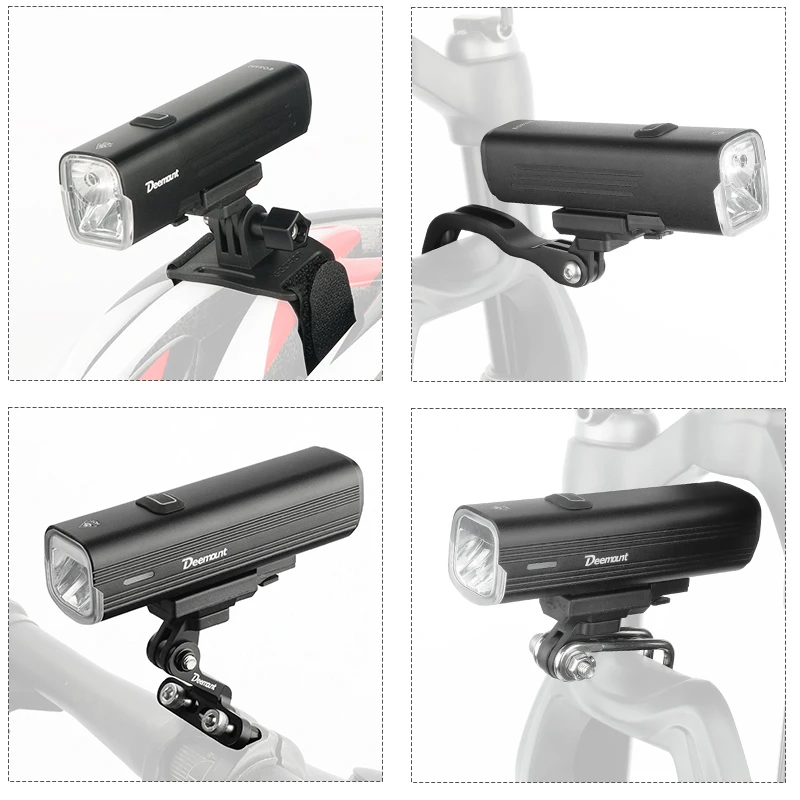 Adaptor for Headlight EOS530/520 for Rockbros /Blackbird L3 Front Lamp Stand Handlebar Stem Fork Helmet Mount Fits GoPro