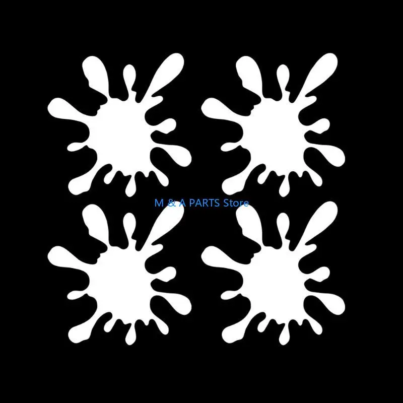 U1JF ملصق جسم السيارة الخارجي الإبداعي شارات كبيرة على شكل قطرة ماء لـ #2