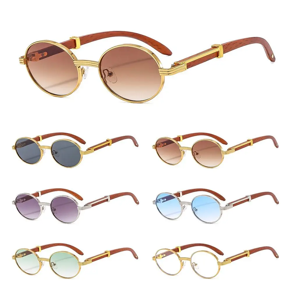 

Small Frame Vintage Round Sunglasses Fashion Luxury Classic UV400 Shades Trendy Punk Sunglasses for Women & Men