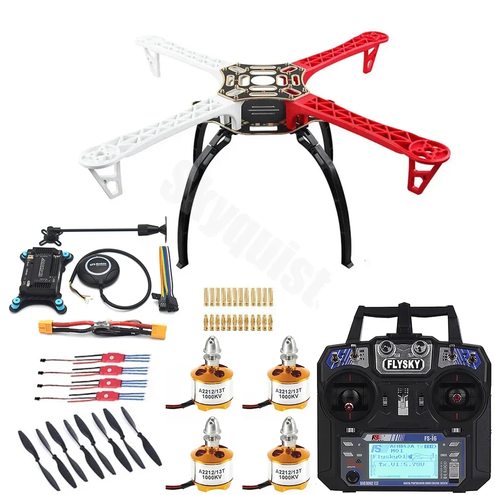 F450 450mm Quadcopter Frame &2212 1000KV Brushless Motor &30A Simonk ESC &1045 Propeller For Rc Multi-rotor aircraft