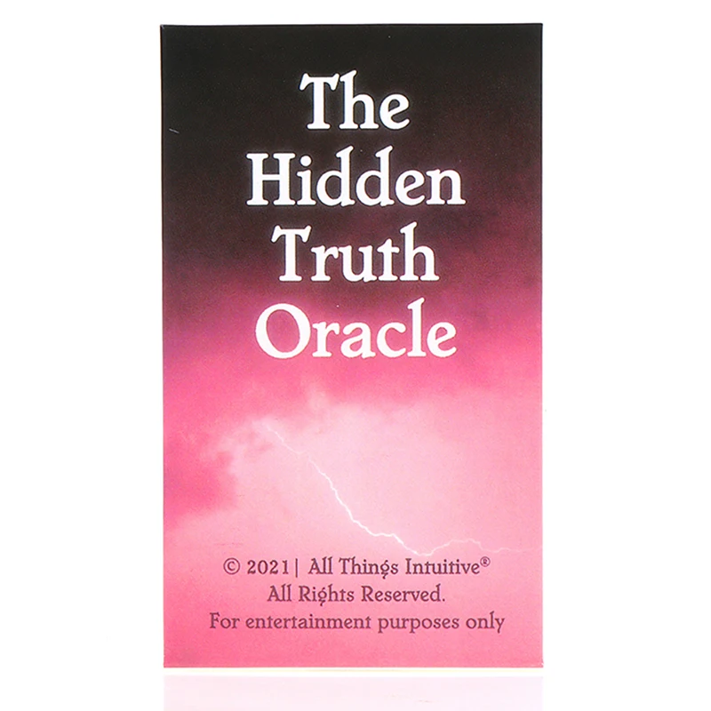 The hidden truth Oracle Cards English board game Divination predicts games