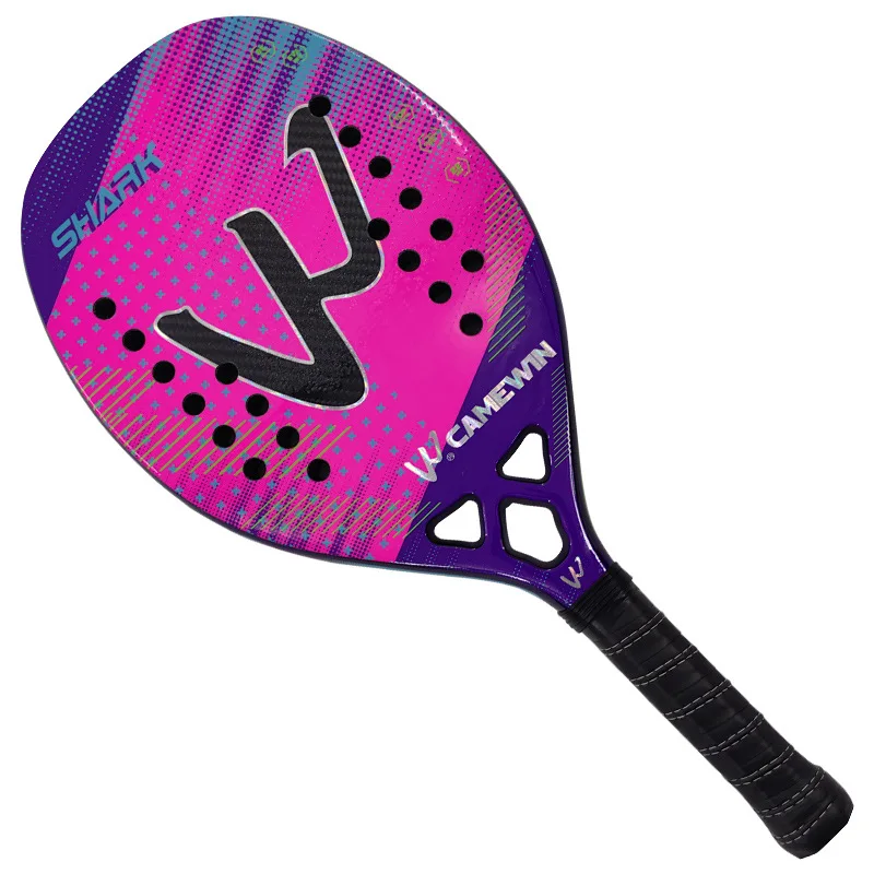 

4009 3K Carbon Fiber Beach Tennis Racket, High Quality Sports Paddle