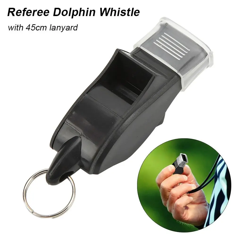 

1Pcs Sports Like Big Referee Whistle Plastic Seedless Dolphin Whistle Professional Sound Whistle Outdoor Sport Soccer Basketball