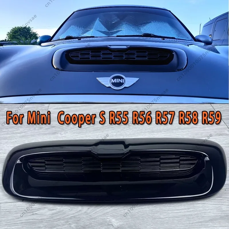 

Front Engine Bonnets Hood Vent Scoop Air Outlet Cover Trim for Mini Cooper & S R55 R56 R57 R58 R59 2006-2014 Air Intake Vent