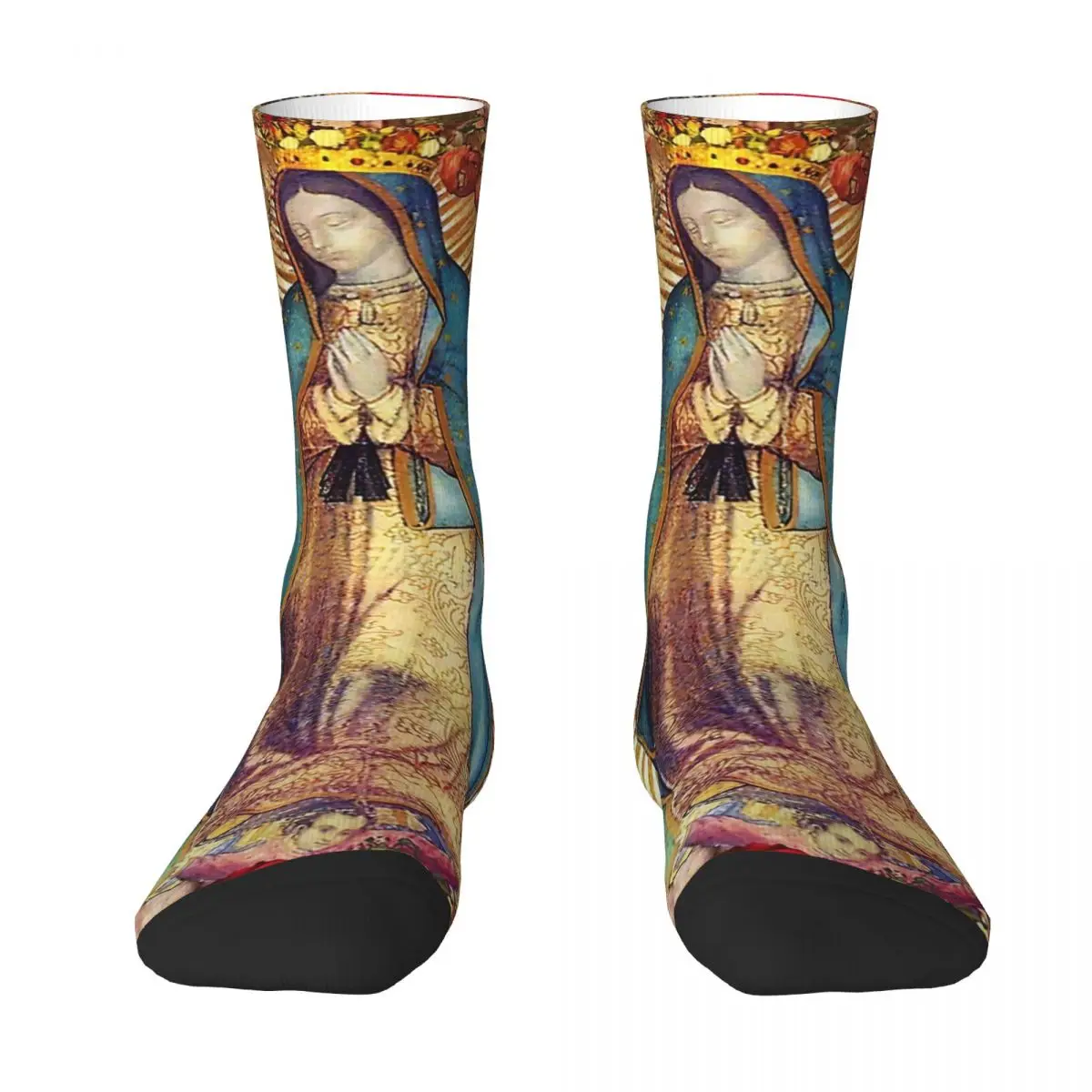 Our Lady Of Guadalupe Virgin Mary Catholic Mexico Poster Adult Socks Unisex socks,men Socks women Socks