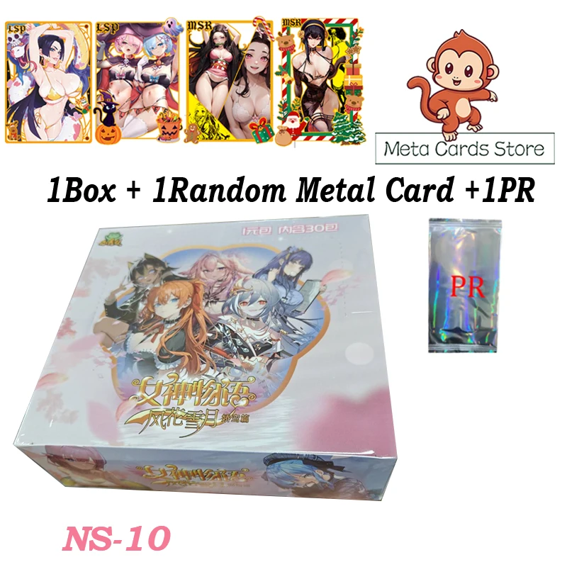 Goddess Story NS-10 Collection Cards Hobby Beautiful Booster Box Doujin Rare Card Child Kids Table Toys Birthday Gifts