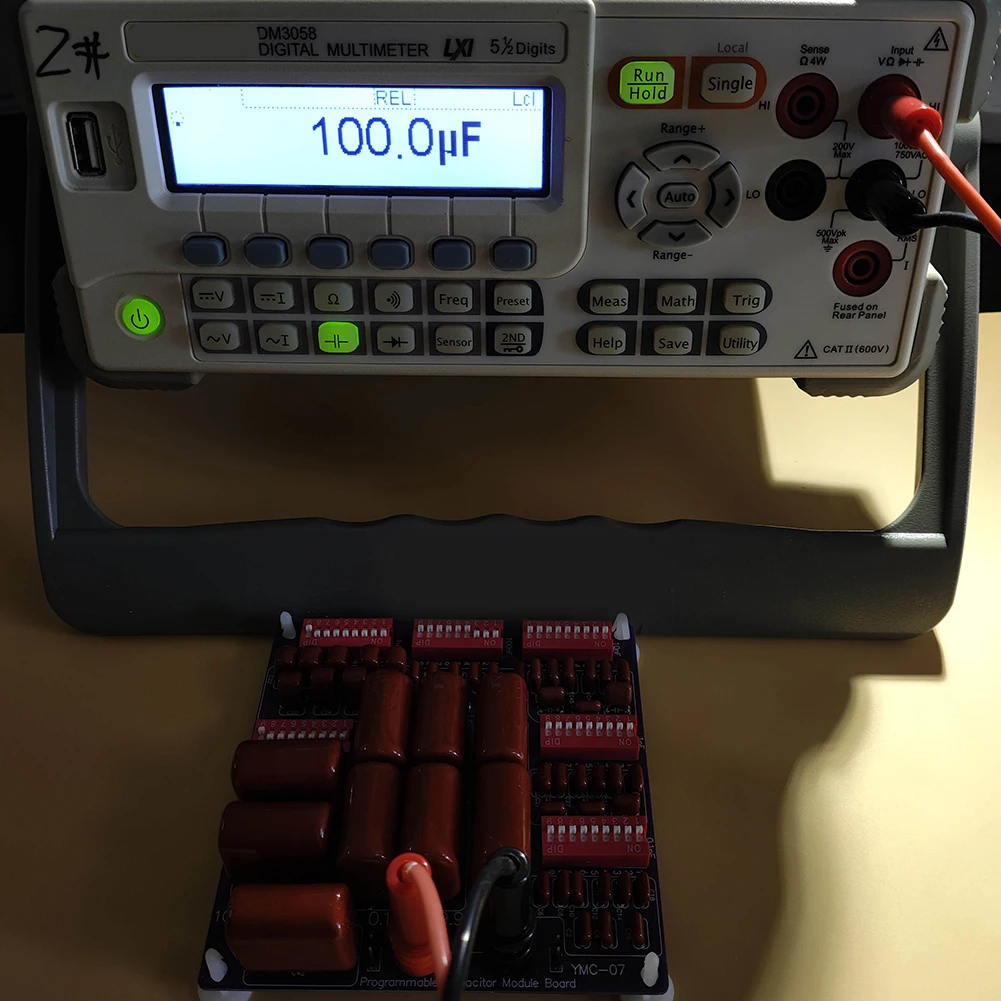 

1 Pc 0.1Nf To99.9999Uf Step Six Decade Programmable Capacitor Board Polypropylene Film Capacitor Board Tools Accessories