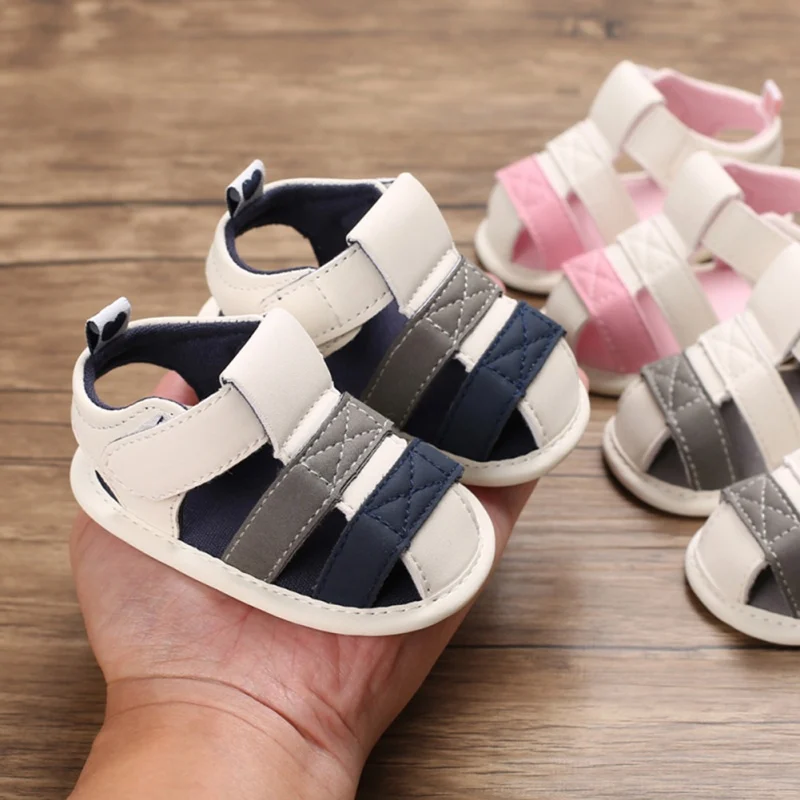 

Summer Baby Boys Girls Breathable Anti-Slip Hollow Design Shoes Sandals Toddler Soft Soled First Walkers 0-18M