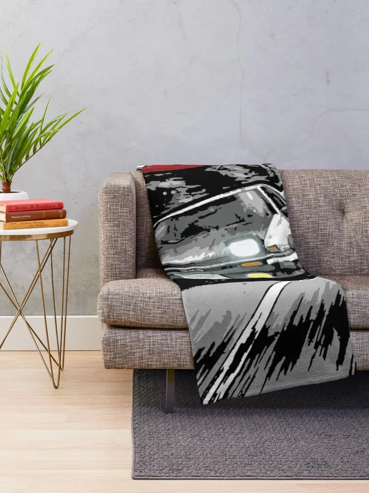 Initial D - Mountain Drift Racing Tandem AE86 vs EVO 6 Throw Blanket Blankets For Bed Luxury St Blankets