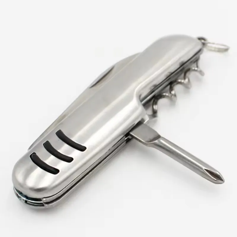 Multifunctional Folding Stainless Steel Knife Swiss Army Knife Camping Knife Fruit Knife Barbecue Universal Knife image 3