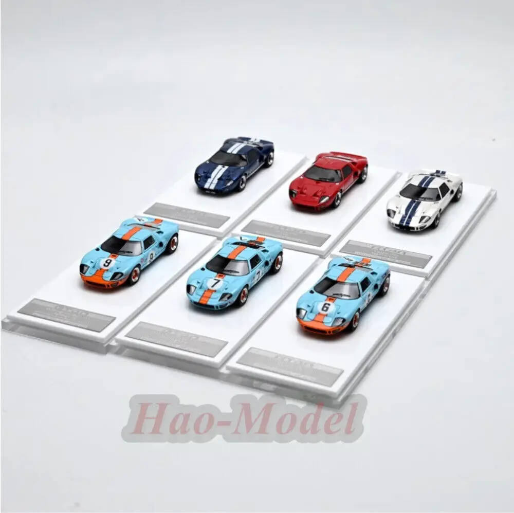 MY64 1/64 For Ford GT40 MKI Retro supercar Limited Resin Car Model Car Diecast Simulation Birthday Toys Hobby Display Collection