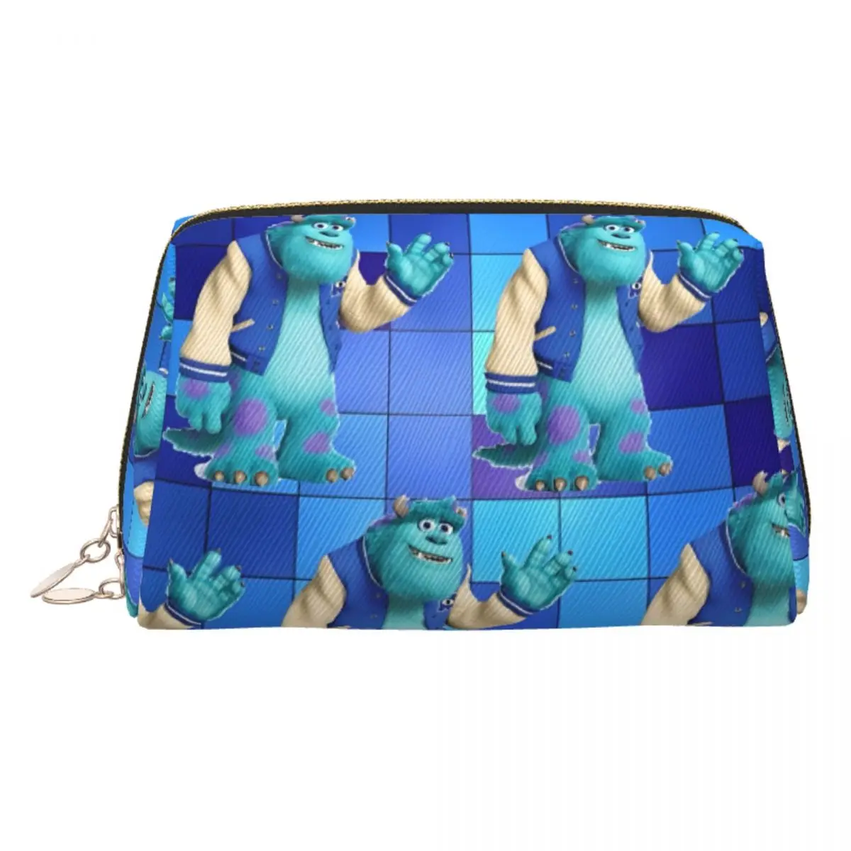 

Custom Travel Monsters University Toiletry Bag Portable Cartoon Makeup Cosmetic Organizer for Women Beauty Storage Dopp Kit Case