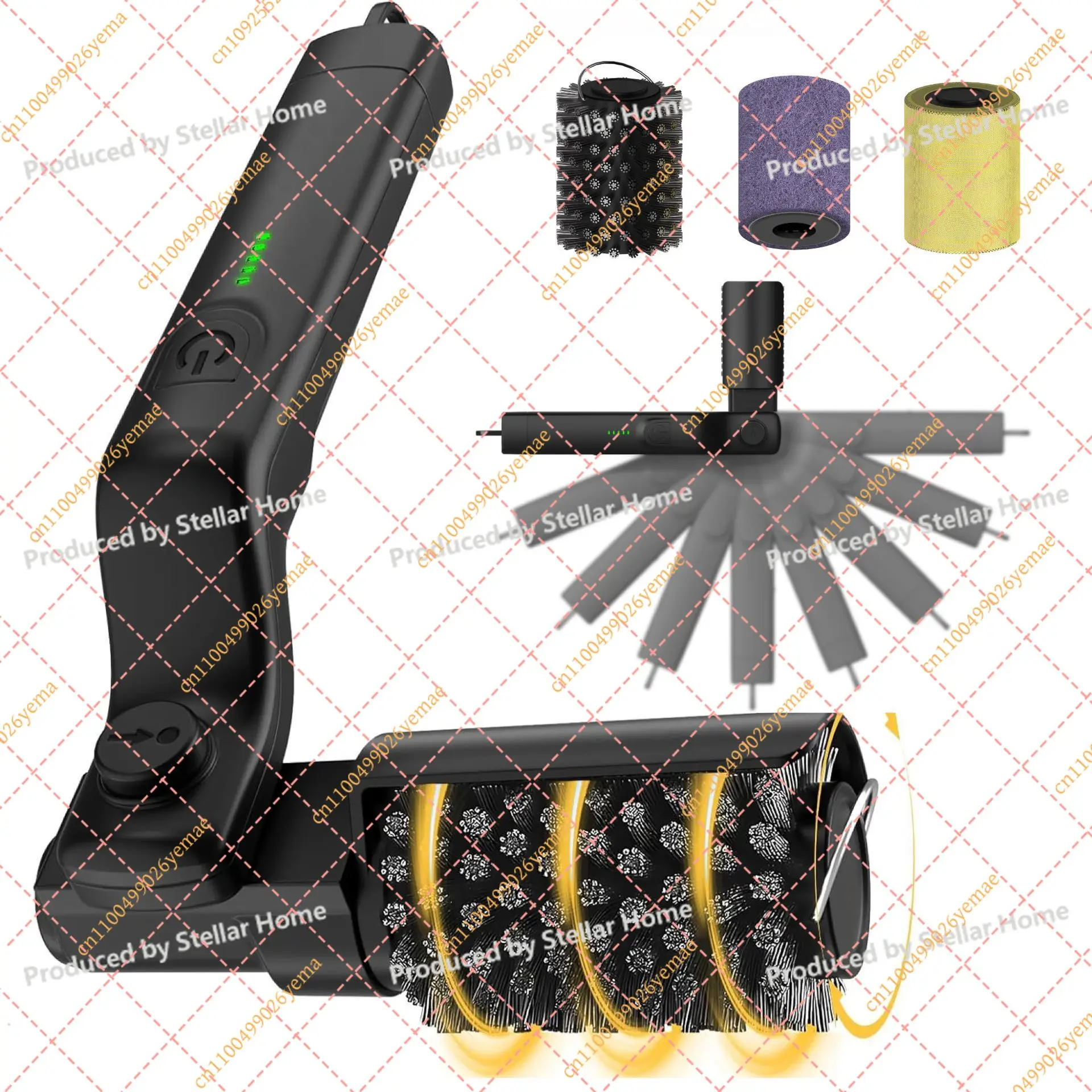 New Cross-border Electric Barbecue Brush To Clean The Barbecue Grill Heavy Oil Dirt Brush