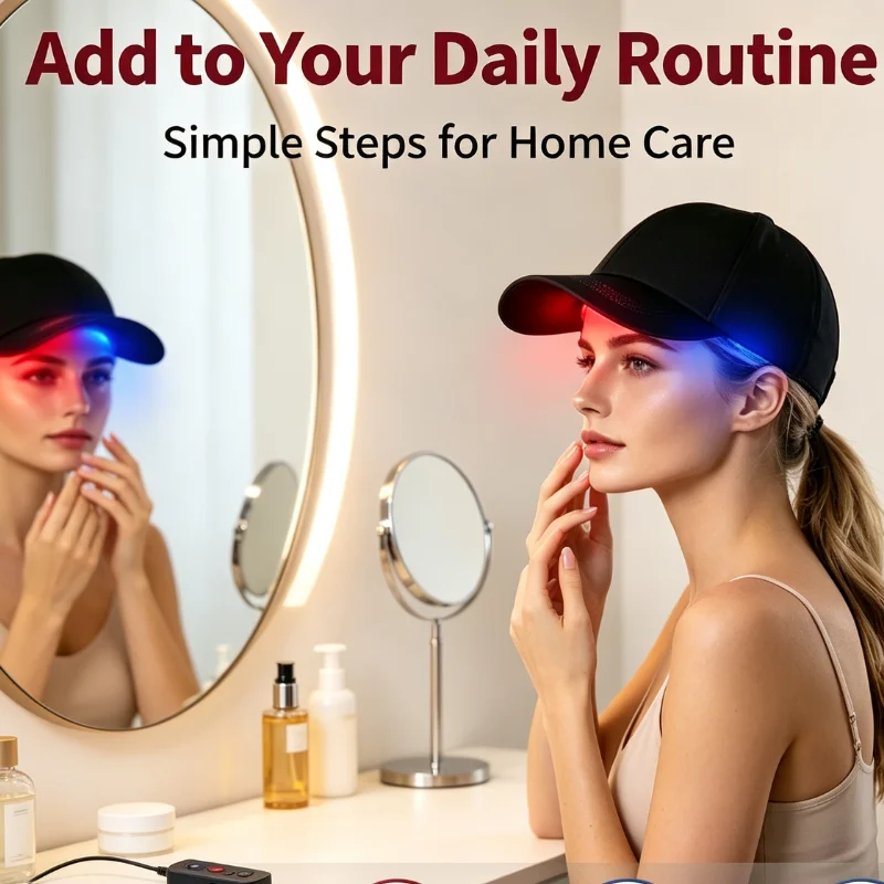 630nm 850nm 940nm Near Infrared LED Hair Loss Cap Red Light Laser Therapy Helmet for Men Women Hair Regrowth Home