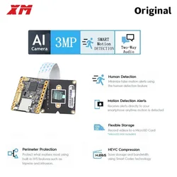 XM AI 3.0M H.265+ Intelligent analysis IP Module IPC 1/2.8
