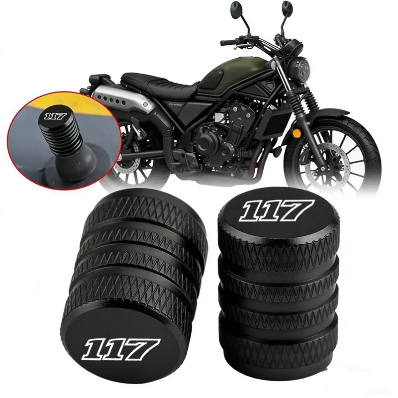 

For Harley Softail Low Rider ST FXLRST FXRST Breakout Touring CVO 117 Motorcycle Accessories CNC Tire Valve Stem Cap Cover Plugs
