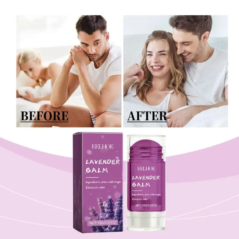 

Solid Perfume Lavender Scent Balm Natural Long Lasting Fragrance Floral Deodorant for Handbag or Backpack
