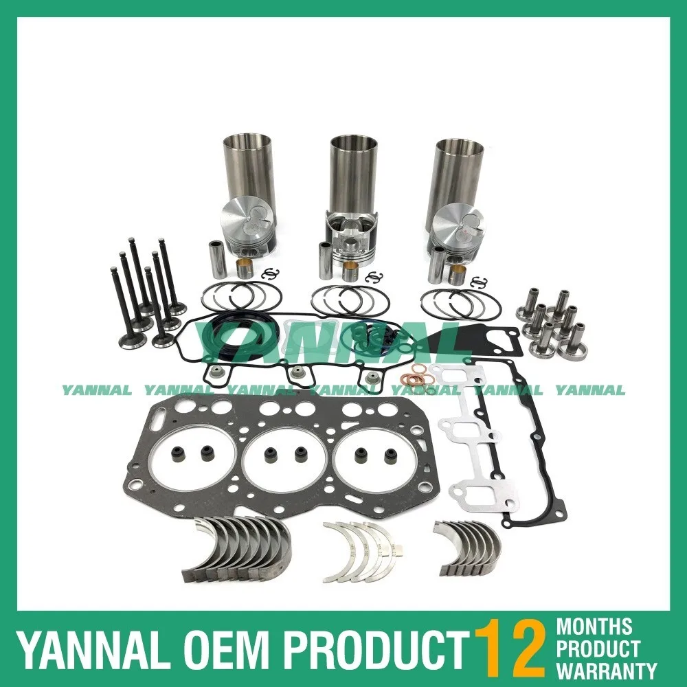 

For Komatsu 3D76E-5NBAF Overhaul Kit With Gasket Set & Valve Train Kit & Bearing