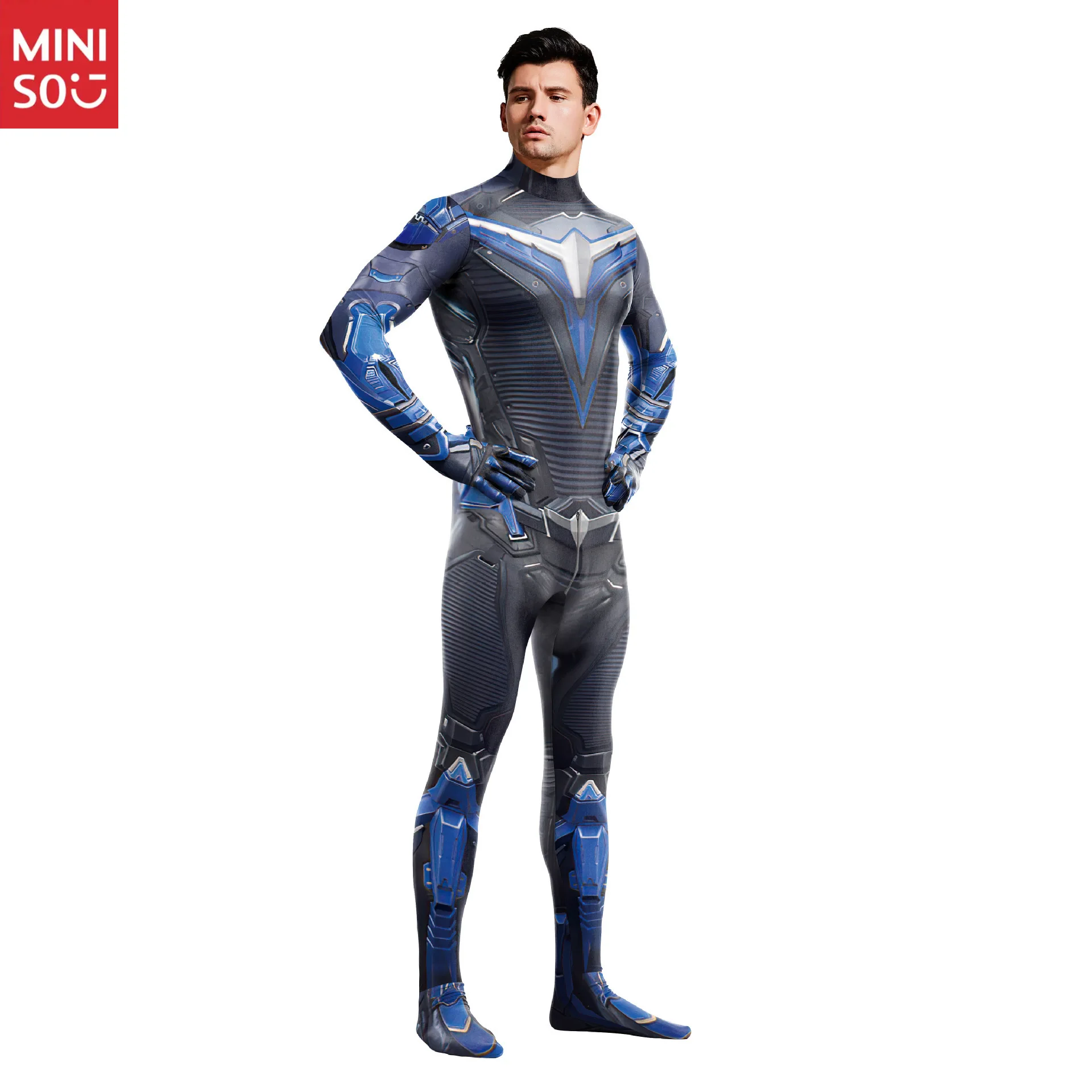 

2025Cos Clothing Autumn New Product Gotham Knight Anime Costume Performance Clothing One-piece Tight Cosplay Clothing