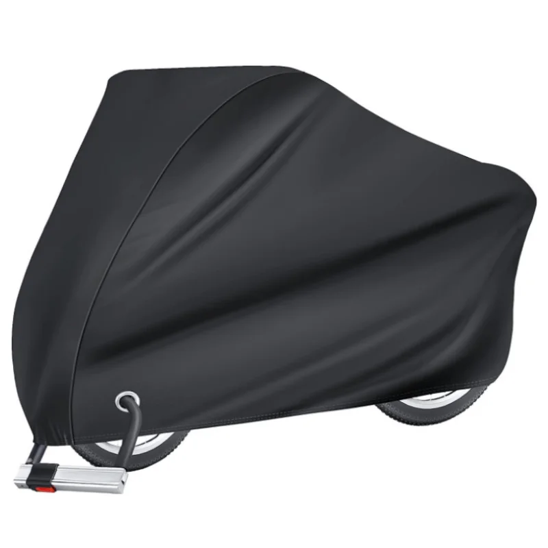 

Bike Cover For 2 Bikes Outdoor Waterproof Bicycle Cover Rain Sun UV Dust Windproof With Lock Hole