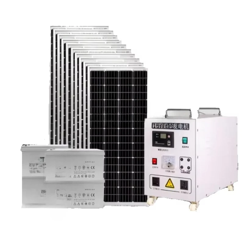 

10Kw Off-Grid Solar Home System Monocrystalline Silicon Solar Panels Lithium Ion Battery MPPT Controller Water Heater System