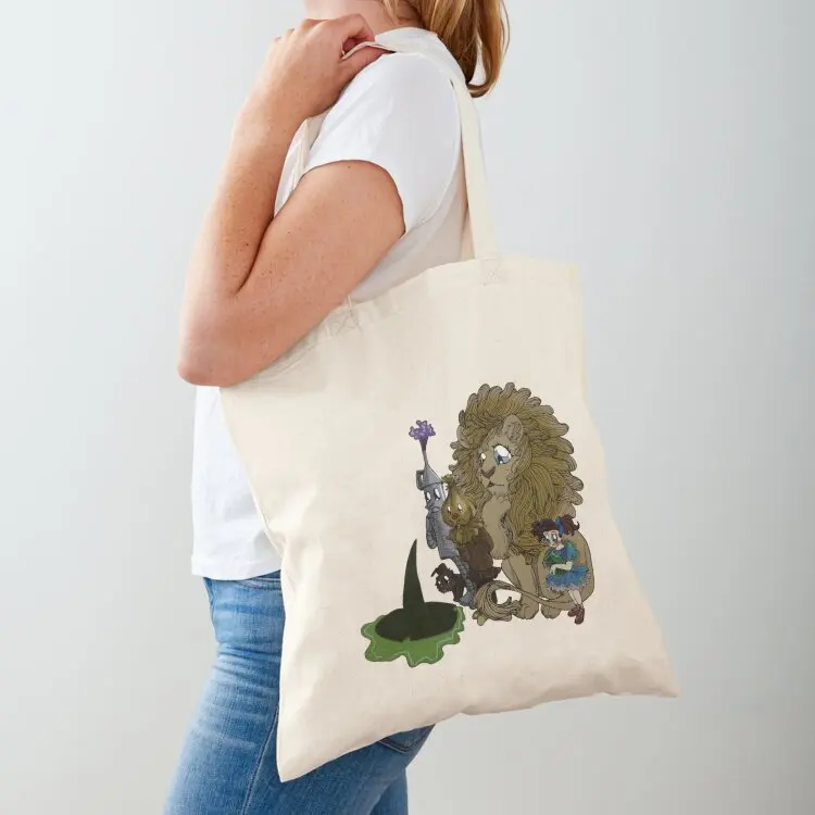 معالج أوز حمل حقيبة لطيف حمل حقيبة قماش مخصصة حقيبة اليد السيدات #1