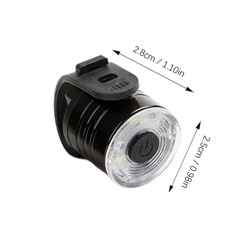 Farol de bicicleta a pilhas, Ciclismo Luz Traseira, Farol de LED, Lâmpada traseira, Impermeável, Destacável, MTB, Bicicleta, Noite