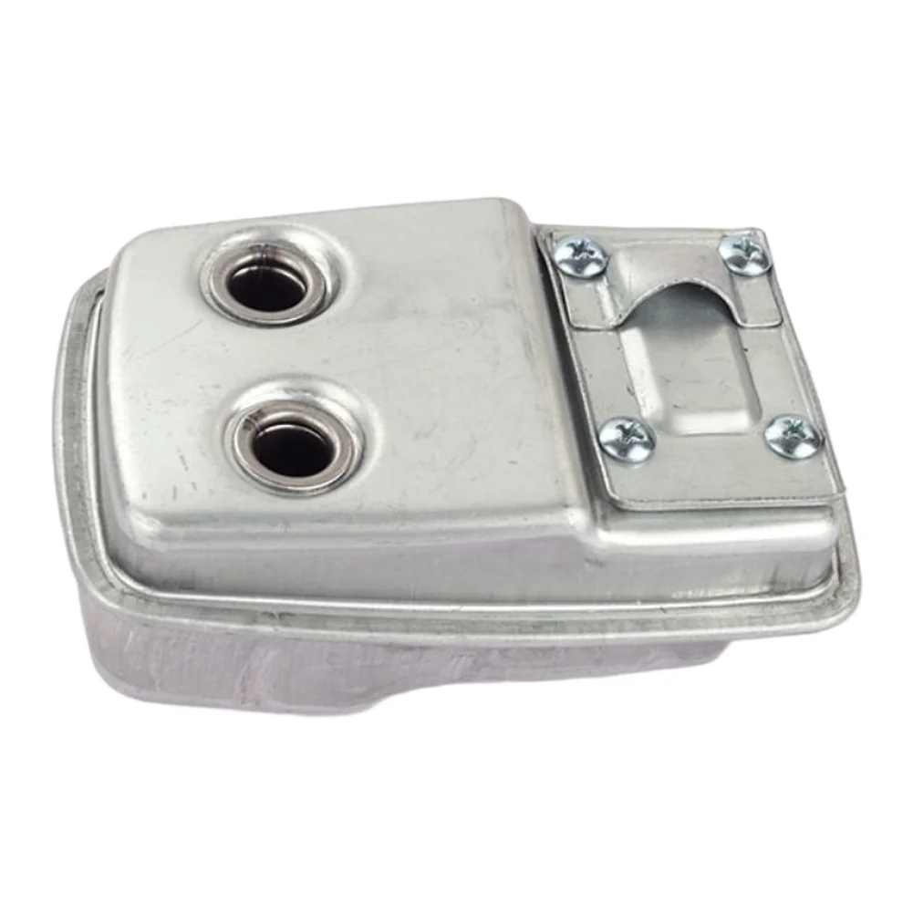 Silver Alloy For Exhaust Muffler Pipe 72mm 115mm Replacement Part For 125 128 For Lawn For Mower Garden For Tractor Repair Tool